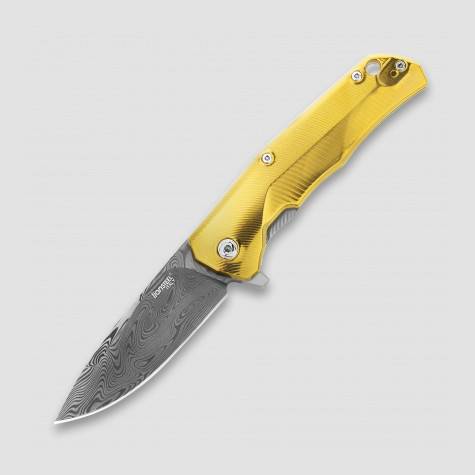 Складной нож Lion Steel TRE DT GY POL GOLD
