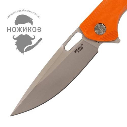 5891 Rike knife RK802G Orange фото 8