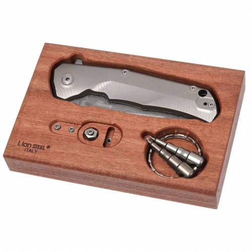 Складной нож Lion Steel TRE DT GY фото 14