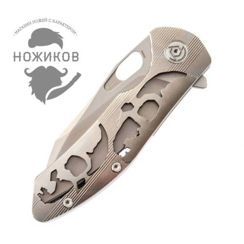 5891 ch outdoor knife CH3515 Silver фото 7