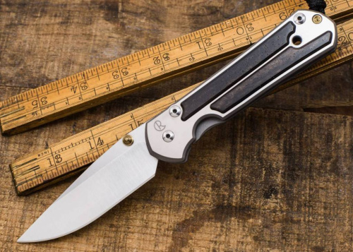 3810 Chris Reeve Large Sebenza 21 Gabon Ebony Inlay фото 2