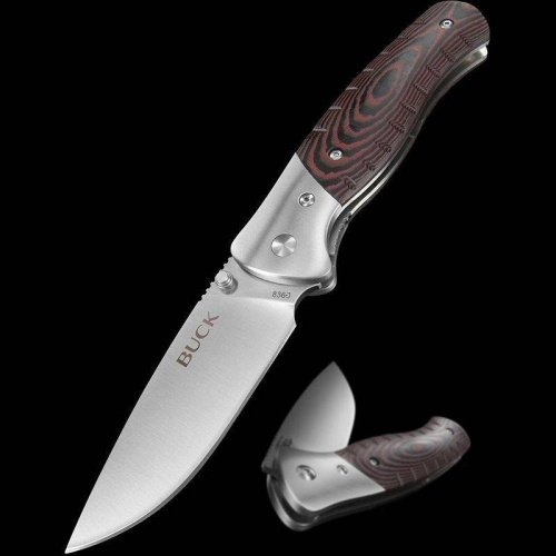 3810 Buck 836 Large Folding Selkirk Knife - 0836BRS фото 8