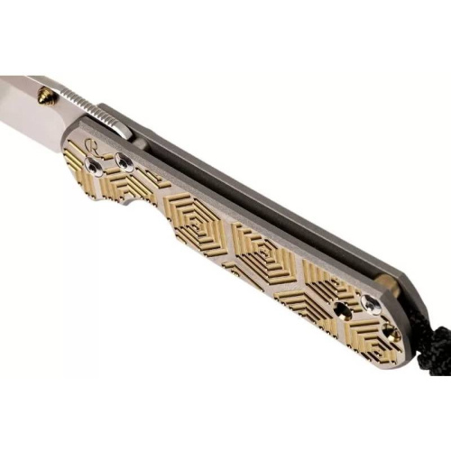 Складной нож Chris Reeve Large Sebenza 21 Gold фото 2