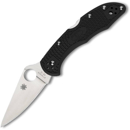 Складной нож Spyderco Delica 4 Flat Ground - 11FPBK